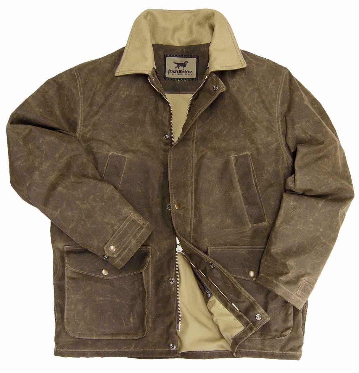 ramsey_890117 Irish Setter Apparel Ramsey Wax Coated Canvas Upland Jacket